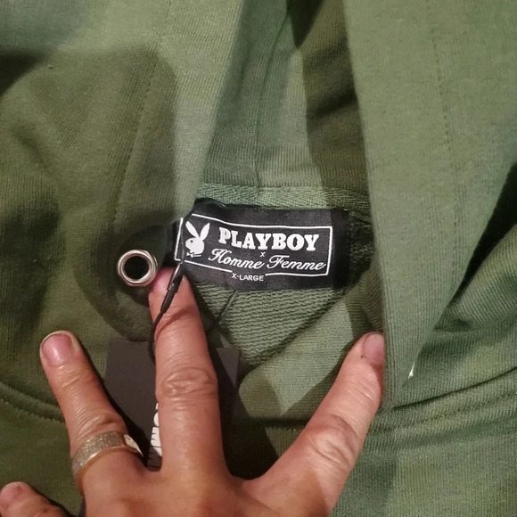 Hommeand femme collaboration W/playboy '24. paired with a ck bag. BOTH BNWT!!! - Picture 13 of 16